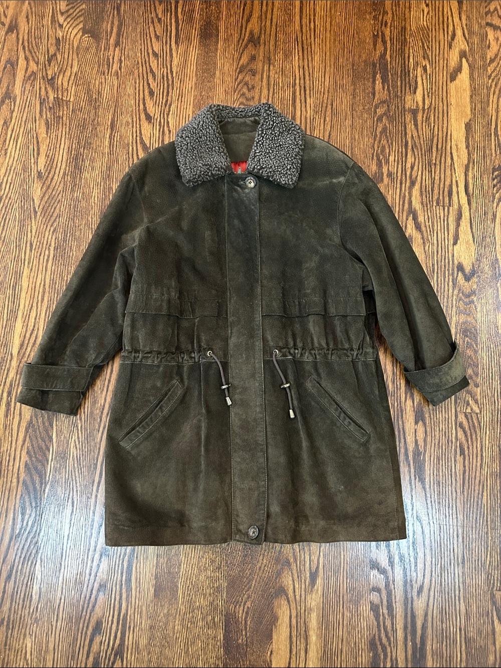 Vintage 90s Danier Suede Leather Jacket